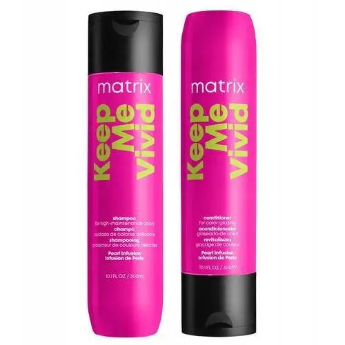 Matrix Keep Me Vivid szampon 300ml odżywka 300ml