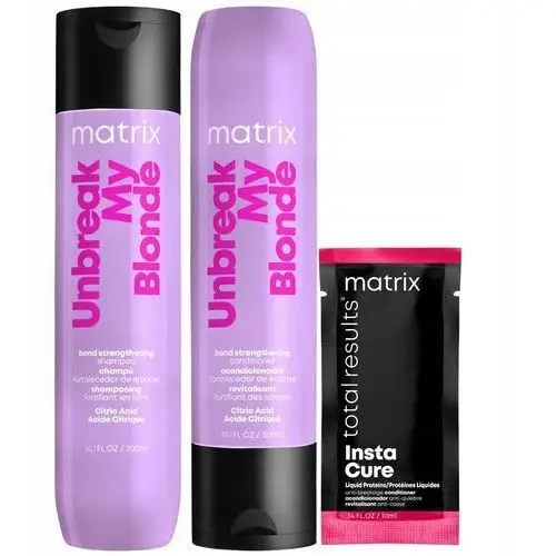 Matrix Unbreak My Blond szampon do włosów odżywka