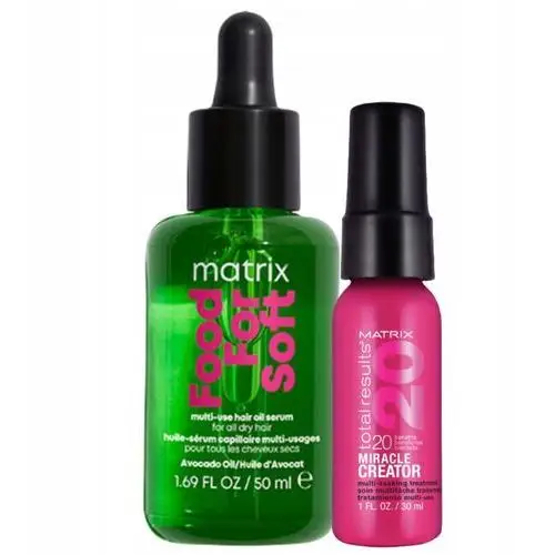 Matrix Zestaw Nawilżający Food For Soft olejek do włosów, 50ml