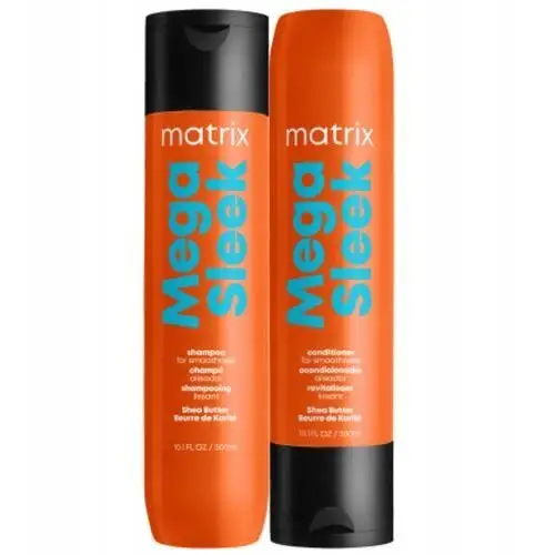 Matrix Zestaw Sleek szampon do włosów szorstkich odżywka 300ml