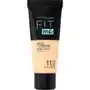 Matujący podkład do twarzy 112 soft beige 30 ml Maybelline new york Sklep on-line