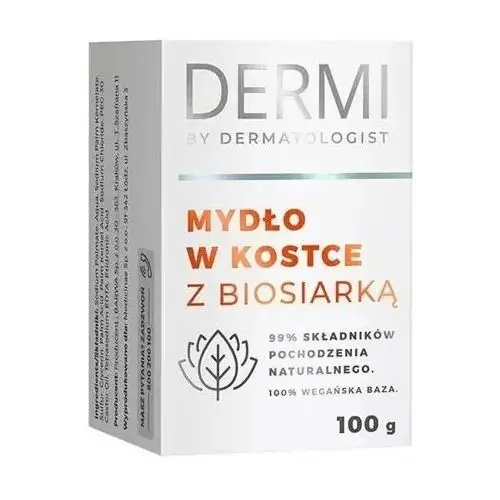 Dermi By Dermatologist Mydło w kostce z biosiarką 100g
