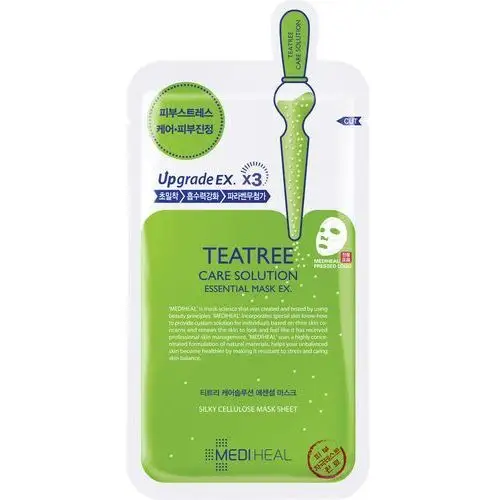 Teatree care solution essential mask ex, 24 ml. esencjonalna maska kojąca do twarzy - mediheal