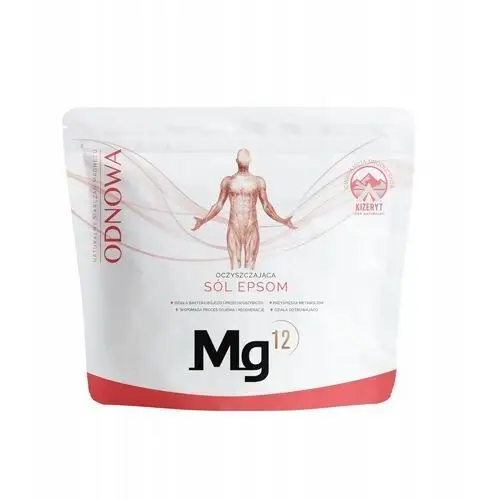 Mg12 Sól Epsom Odnowa magnezowa do kąpieli regeneracja ochrona skóry 4 kg