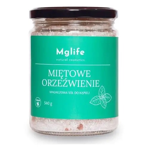 Mglife Miętowe orzeźwienie magnezowa sól do kąpieli 540g