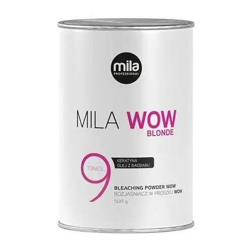 MilaProfessional Bleaching Powder Power Wow Rozjaśniacz do Włosów 9 tonów