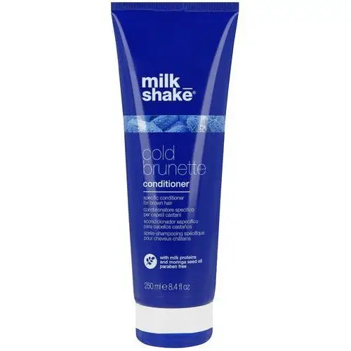 Milk shake cold brunette conditioner - ochładzająca kolor odżywka do włosów brązowych, 250ml