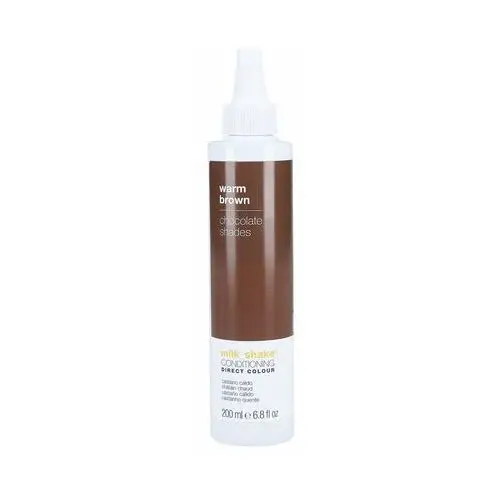 Milk Shake Direct Colour, odżywka koloryzująca do włosów, Warm Brown, 200ml, kolor brąz