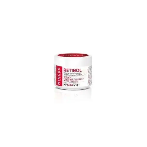 Mincer pharma retinol 50+ krem tłusty przeciwzmarszczkowy do twarzy n 504 50 ml