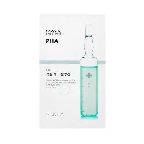 Missha mascure peeling solution sheet mask (pha) 28 ml