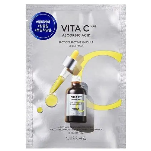 Missha Vita c plus spot correcting ampoule sheet mask 26 ml