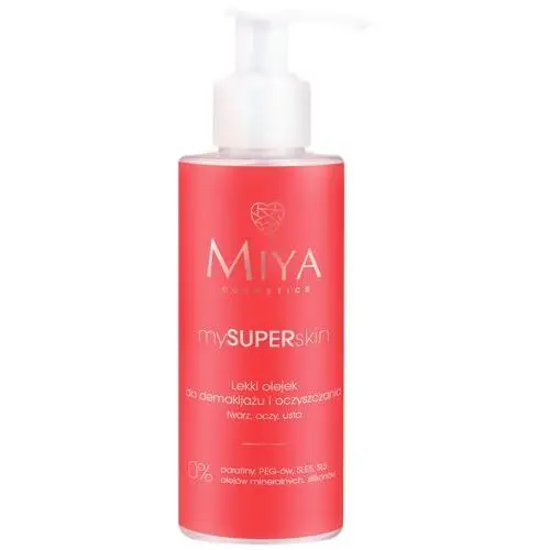 Miya cosmetics My super skin lekki olejek do demakijażu i oczyszczania twarzy 140ml 2