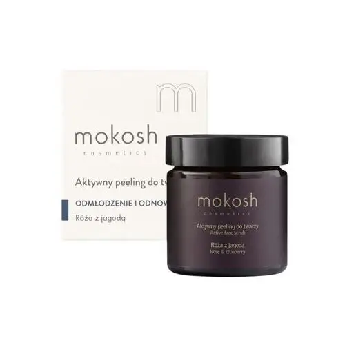 Mokosh - aktywny peeling do twarzy róża z jagodą