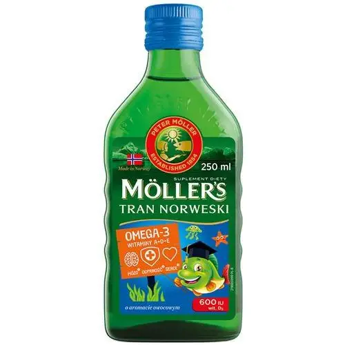 Suplement diety tran norweski Owocowy Möller's,43