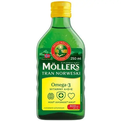 Suplement Tran Norweski Cytrynowy Möller's
