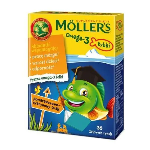 Suplement żelki z kwasami omega-3 i witaminą D3 dla dzieci Möller's,05