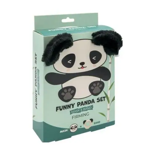 Mond'sub - funny panda set mask & band - zestaw ujędrniająca maska do twarzy w płachcie panda