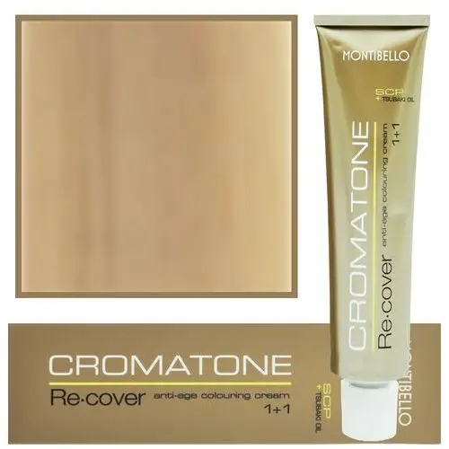 Cromatone recover farba 60ml do włosów siwych 10.32 champagne gold Montibello
