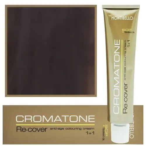 Montibello cromatone recover, farba do włosów siwych, 60ml 5,23