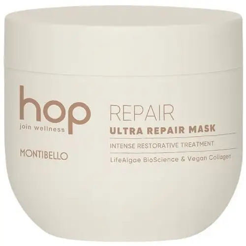 Montibello HOP Repair Ultra, Maska do włosów suchych i zniszczonych, 500ml