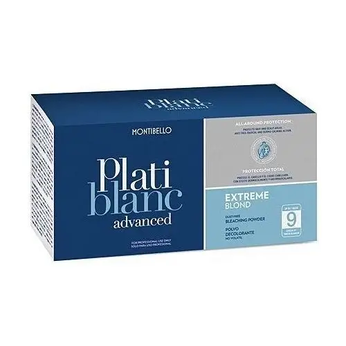 Uzupełnienie platiblanc advanced extreme blond level 9 saszetki 2x500g Montibello