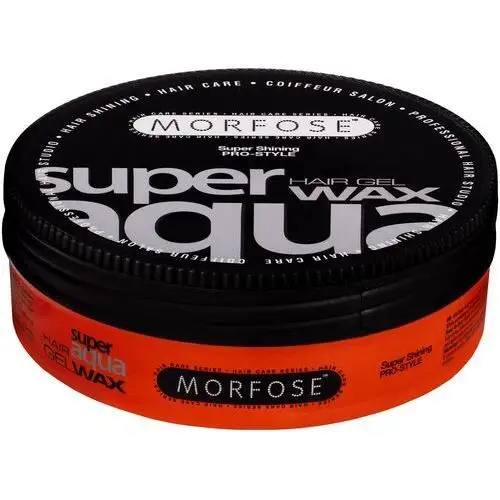 Morfose aqua hair gel wax extra shining, 175 ml. wosk żelowy do włosów nabłyszczający