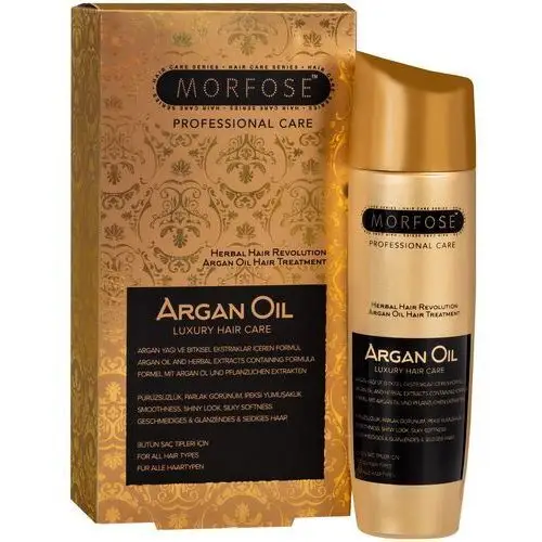 Morfose Argan Oil Luxury Hair Care – olejek arganowy, ułatwia rozczesywanie, odżywia, 100ml