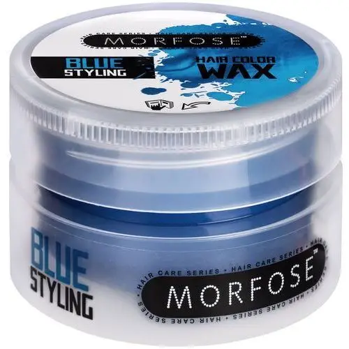 Hair color wax - koloryzujący wosk do włosów, mocny, matowe wykończenie, 100ml blue