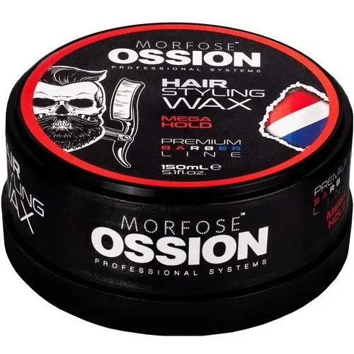 Morfose ossion hair styling wax mega hold – bardzo mocno utrwalający wosk do stylizacji, 150ml