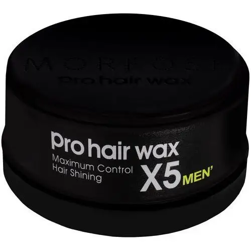 Morfose Pro Hair Gel Wax Black - żel do stylizacji włosów o mocnym stopniu utrwalenia, 150ml