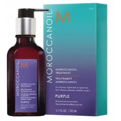 Moroccanoil Purple Olejek Arganowy 50ml fioletowym do włosów blond