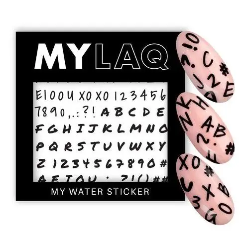 Naklejki wodne Alphabet Sticker MylaQ,09
