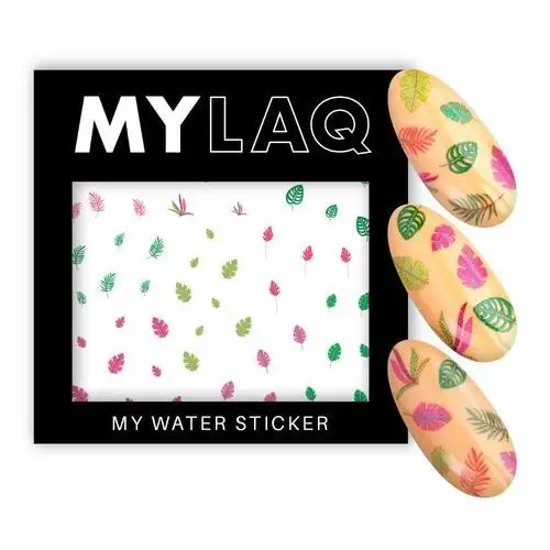 Naklejki wodne colourful leaf sticker Mylaq