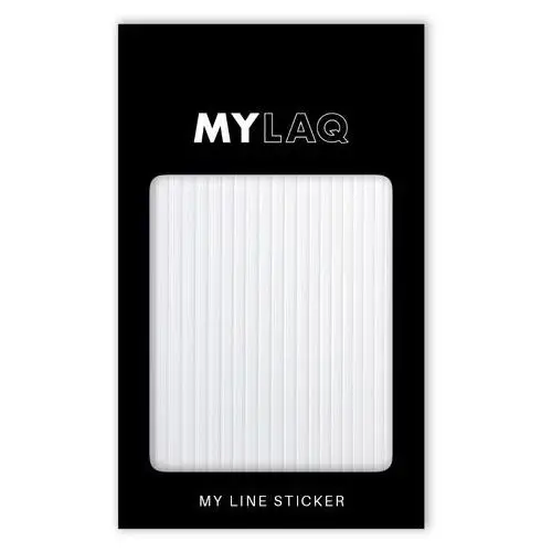 Naklejki wodne White Line Sticker MylaQ