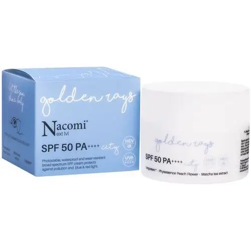 Nacomi Next level - krem do twarzy antyoksydacyjny z filtrem spf 50 pa++++ - city, 50 ml