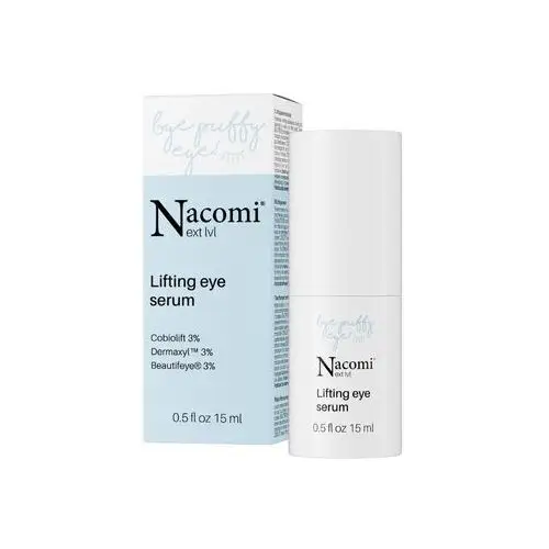 Next level liftingujące serum pod oczy na opuchliznę i opadającą powiekę, 15ml Nacomi