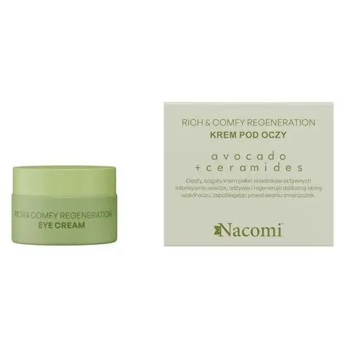 Nacomi R&C Regeneration krem pod oczy Avocado, 15 ml, 7095876