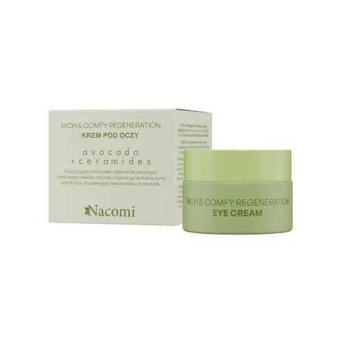 NACOMI - Rich&comfy regeneration - Krem pod oczy - AWOKADO, 15ml