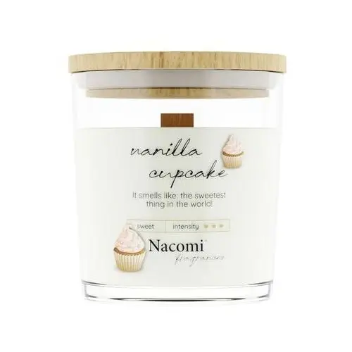 świeca sojowa - vanilla cupcake 140g Nacomi