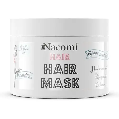 Wygładzająco-nawilżająca maska do włosów 200 ml Nacomi