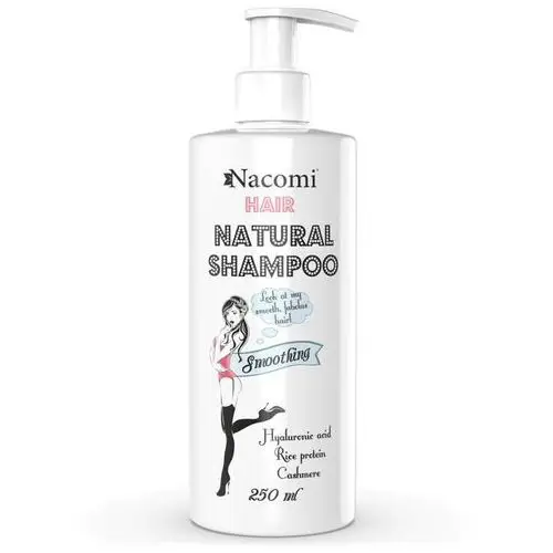 Wygładzająco-nawilżający szampon do włosów 250 ml Nacomi