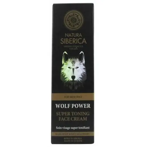 Natura Siberica Men Wolf Power, 50 ml. Krem do twarzy Tonizujący