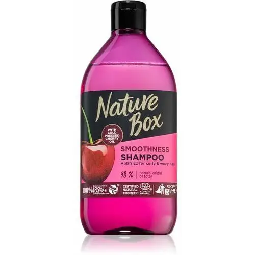 Cherry szampon wygładzający do włosów nieposłusznych i puszących się 385 ml Nature box