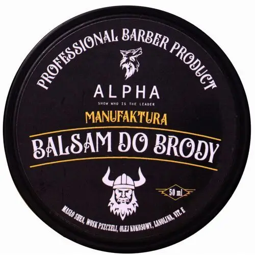 Nawilżający Balsam Do Brody I Wąsów nawilżający 50 ml Alpha Barberia