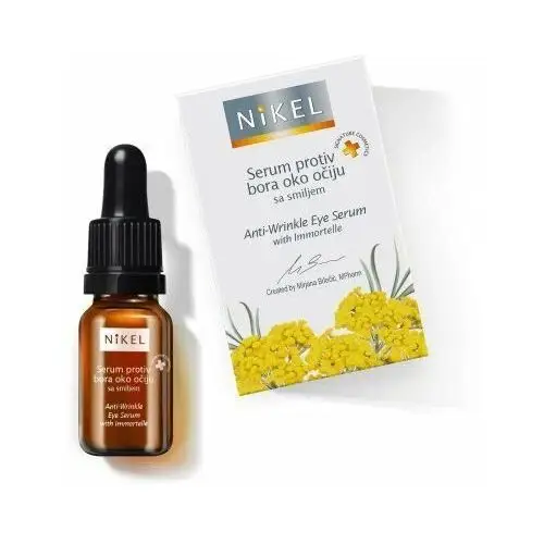 Nikel, przeciwzmarszczkowe serum pod oczy z kwiatem imortelle, 10 ml