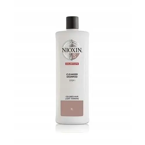 Nioxin System 3 Cleanser Shampoo Szampon do Włosów 1000ml