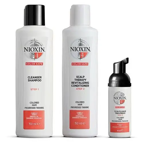 Zestaw szamponów do włosów system 4 Nioxin