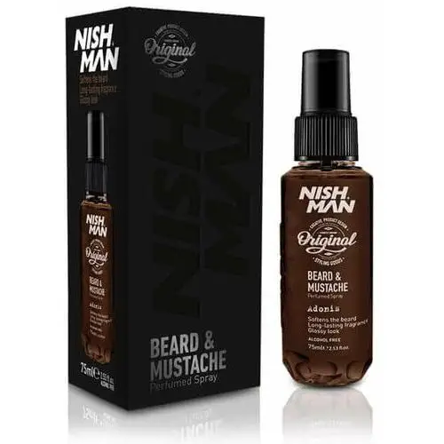 Nishman - Beard & Mustache Spray - Perfumowany Spray Do Brody I Wąsów Adonis 75ml