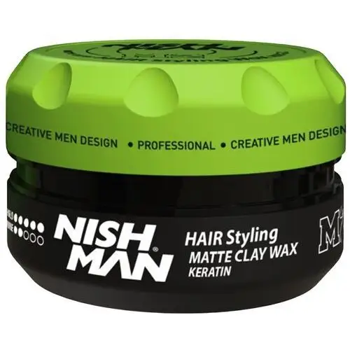 Nishman pomada mat clay wax m2 pomada do włosów