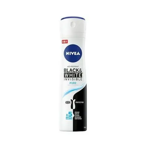 Nivea Black & White Pure Antyperspirant spray 150.0 ml